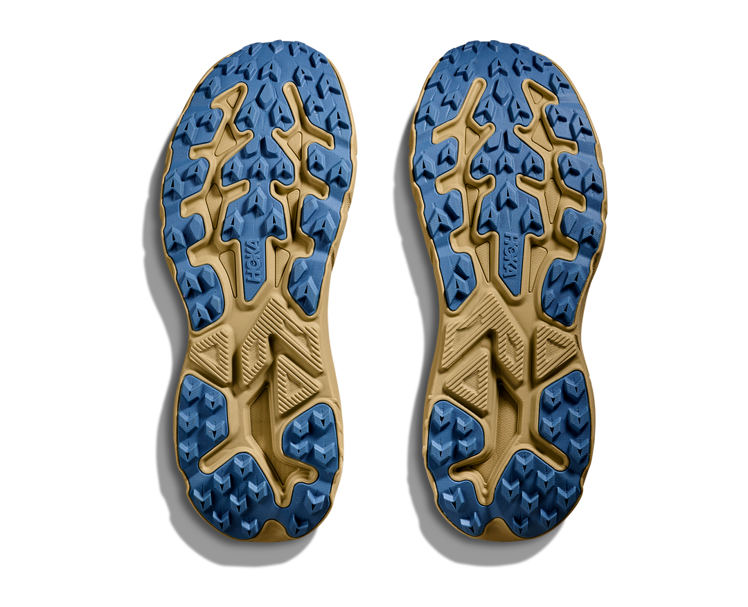 Hoka Mens Challenger 8 Wide - 2E Width - Maple/Cardamom - Trail - AW25
