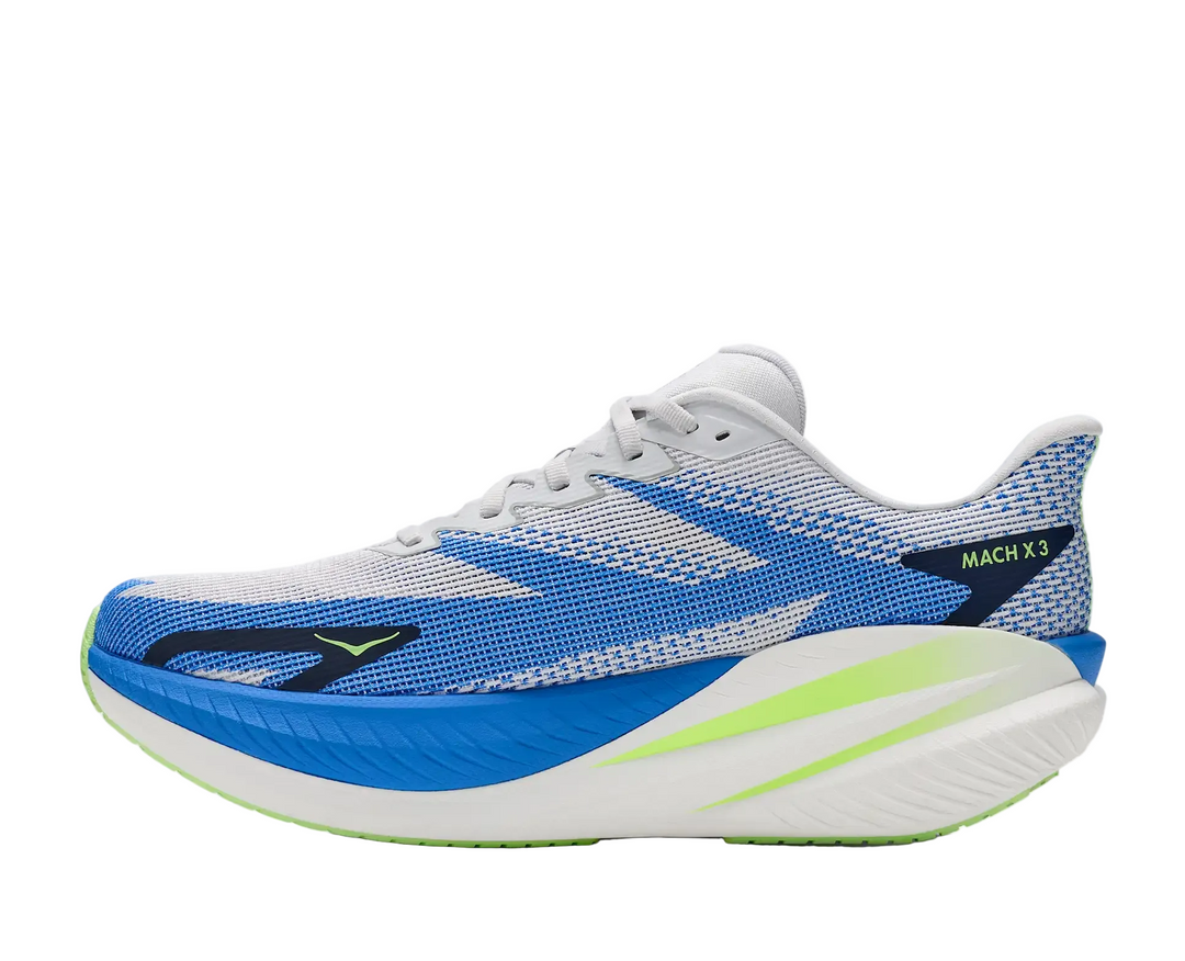 Hoka Mens Mach X 3 - Cosmic Grey/Virtual Blue - Neutral - AW26