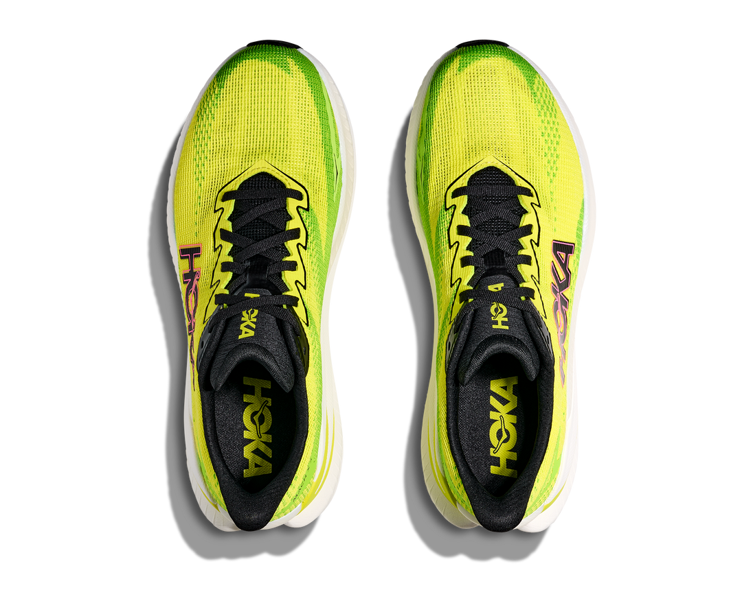 Hoka Mens Mach X 3 - Neon Hoka Citrus/Neon Lime - Neutral - AW25
