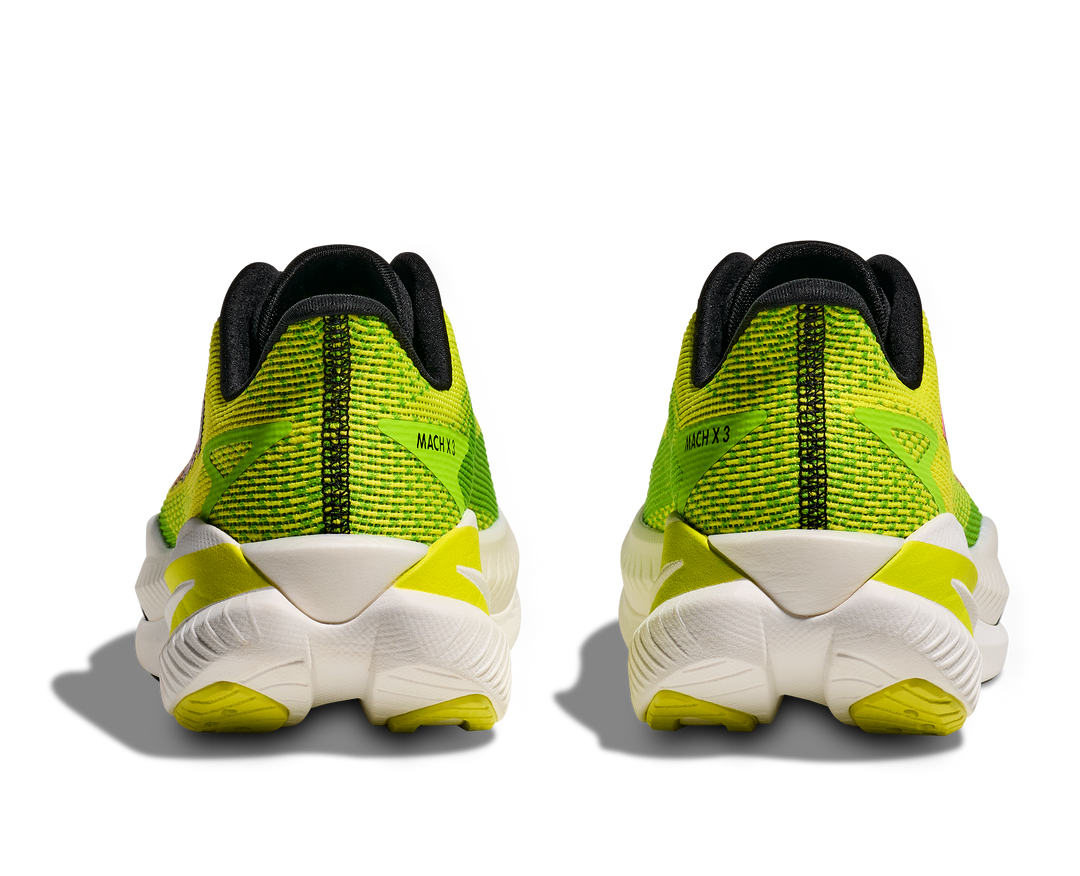 Hoka Mens Mach X 3 - Neon Hoka Citrus/Neon Lime - Neutral - AW25