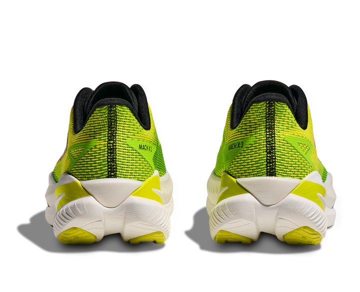 Hoka Mens Mach X 3 - Neon Hoka Citrus/Neon Lime - Neutral - AW25