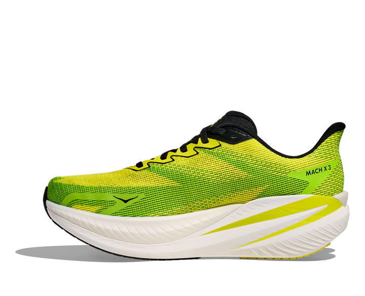 Hoka Mens Mach X 3 - Neon Hoka Citrus/Neon Lime - Neutral - AW25