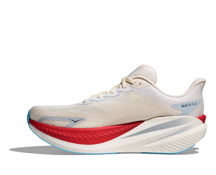 Hoka Mens Mach X 3 - White/Alabaster - Neutral - SS26
