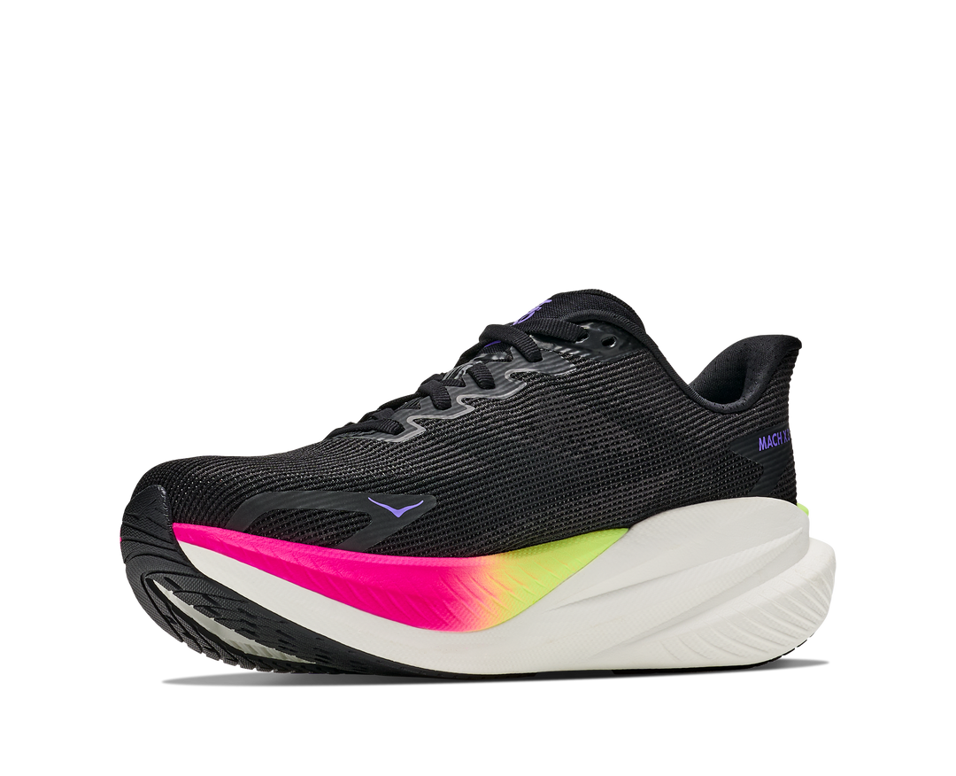 Hoka Womens Mach X 3 - Black/Neon Nebula - Neutral - AW26