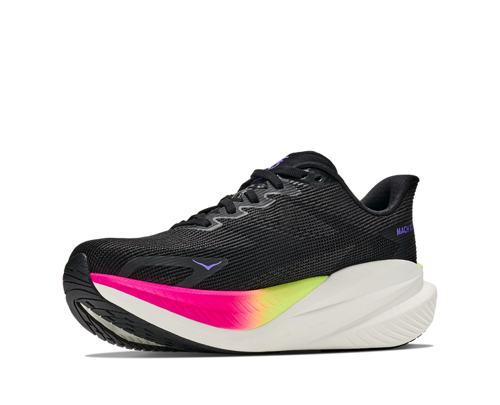 Hoka Womens Mach X 3 - Black/Neon Nebula - Neutral - AW26