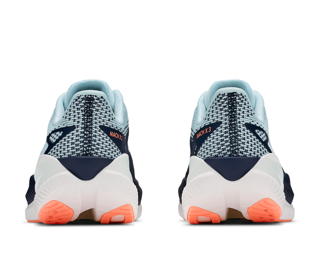 Hoka Womens Mach X 3 - Glimmering Blue/Varsity Navy - Neutral - AW26