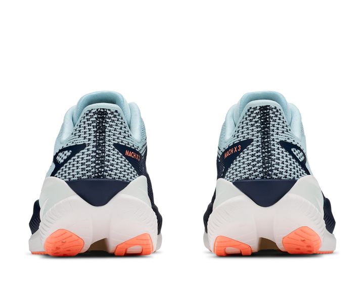 Hoka Womens Mach X 3 - Glimmering Blue/Varsity Navy - Neutral - AW26