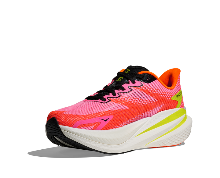 Hoka Womens Mach X 3 - Neon Rose/Neon Tangerine - Neutral - AW25