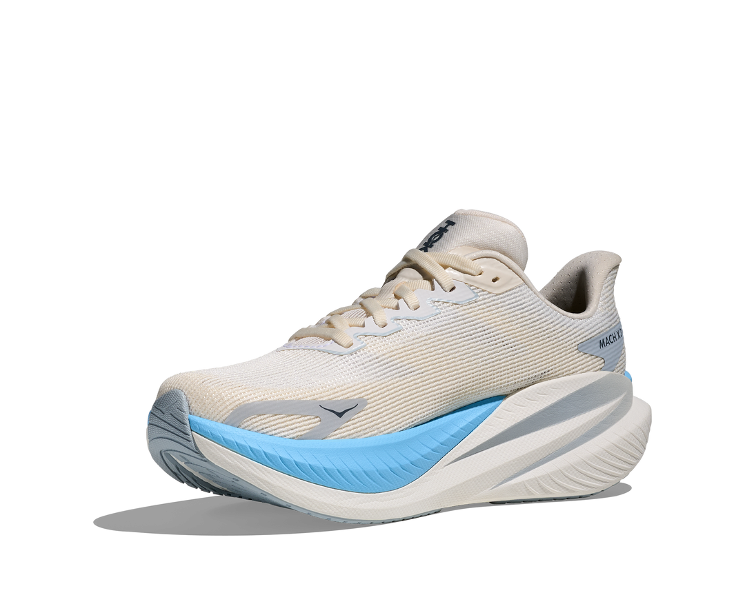 Hoka Womens Mach X 3 - White/Alabaster - Neutral - SS26