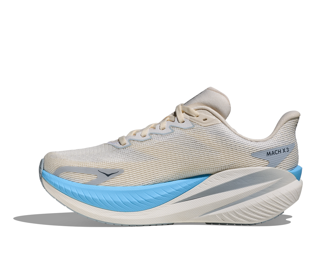 Hoka Womens Mach X 3 - White/Alabaster - Neutral - SS26