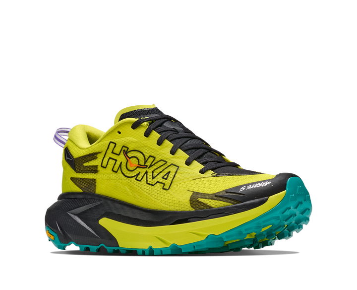 Hoka Mens Mafate 5 - Black/Hoka Citrus - Trail - AW26