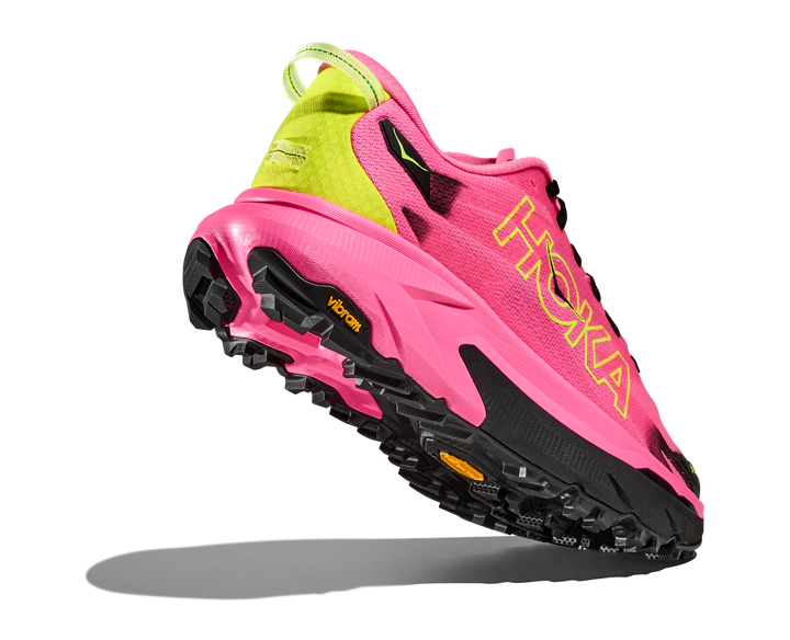 Hoka Mens Mafate 5 - Neon Rose/Black - Trail - AW25