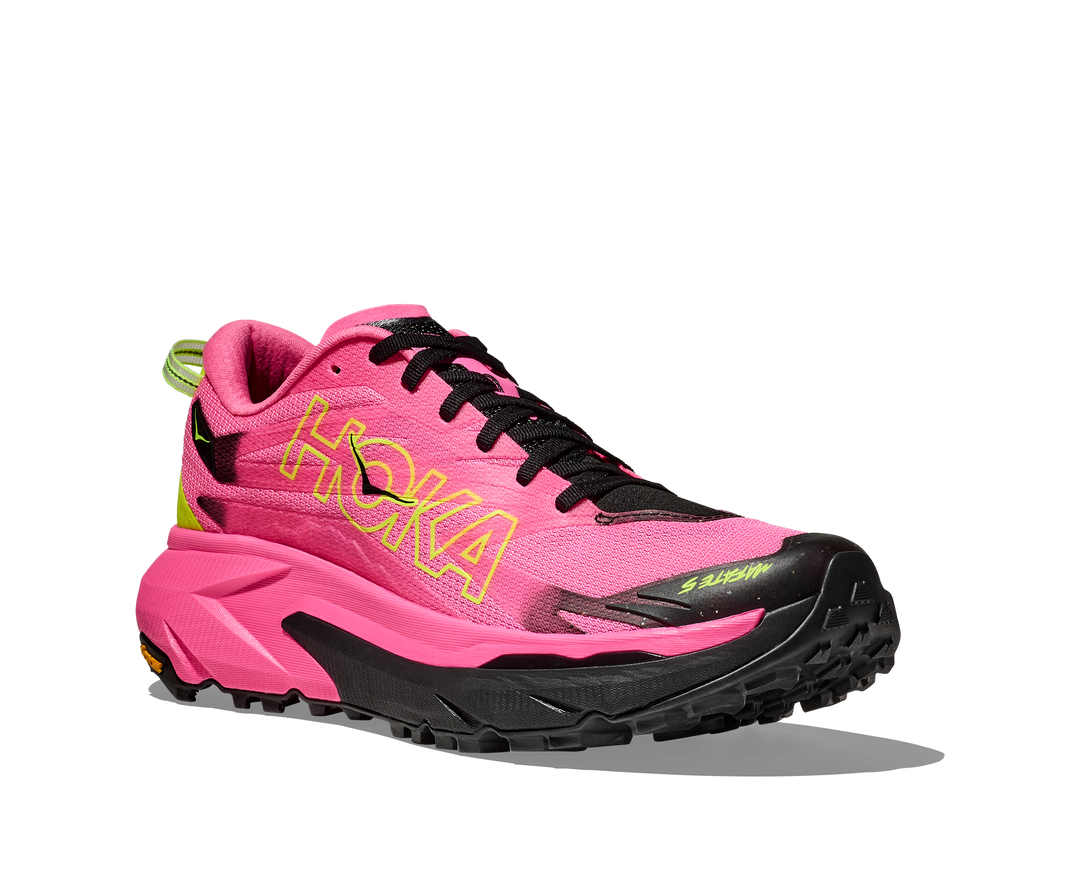 Hoka Mens Mafate 5 - Neon Rose/Black - Trail - AW25