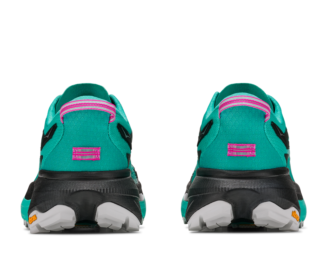 Hoka Womens Mafate 5 - Black/Electric Aqua - Trail - AW26