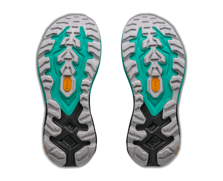 Hoka Womens Mafate 5 - Black/Electric Aqua - Trail - AW26