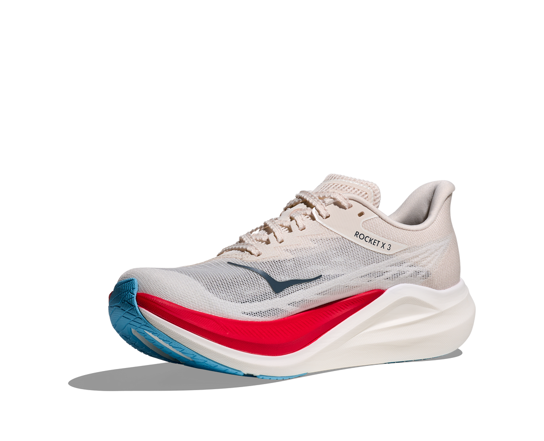 Hoka Unisex Rocket X 3 - Alabaster/Frost - Neutral - SS26