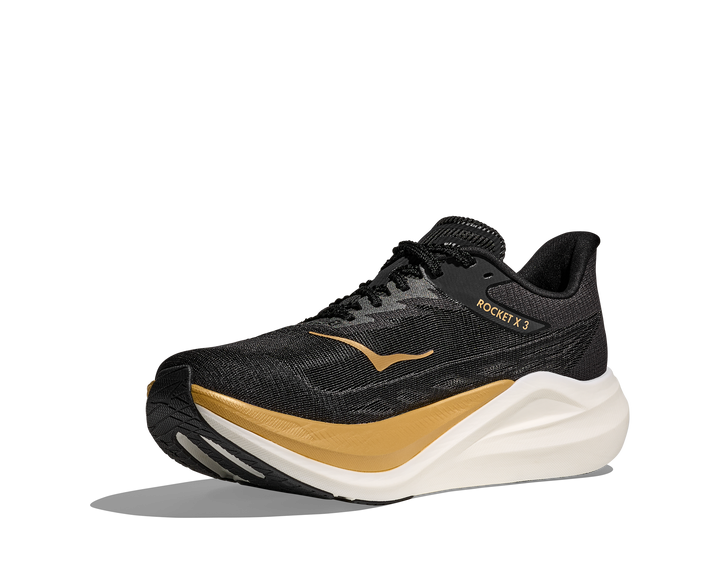 Hoka Unisex Rocket X 3 - Black/Gold - Neutral