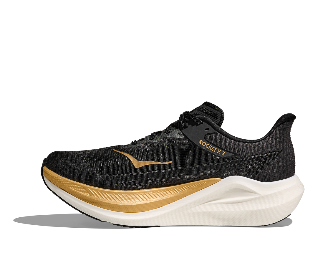 Hoka Unisex Rocket X 3 - Black/Gold - Neutral