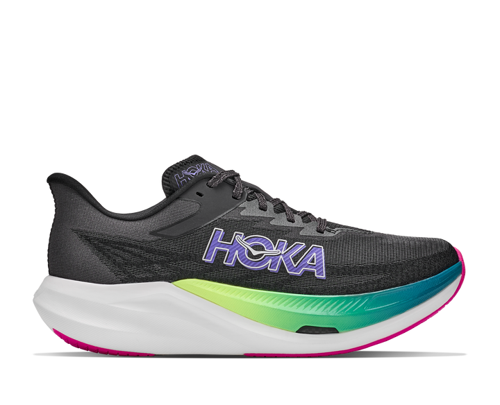 Hoka Unisex Rocket X 3 - Black/Neon Nebula - Neutral - AW26