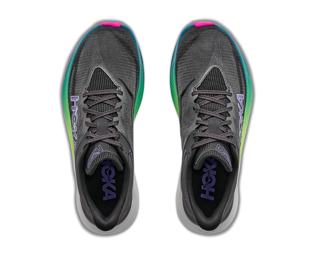 Hoka Unisex Rocket X 3 - Black/Neon Nebula - Neutral - AW26