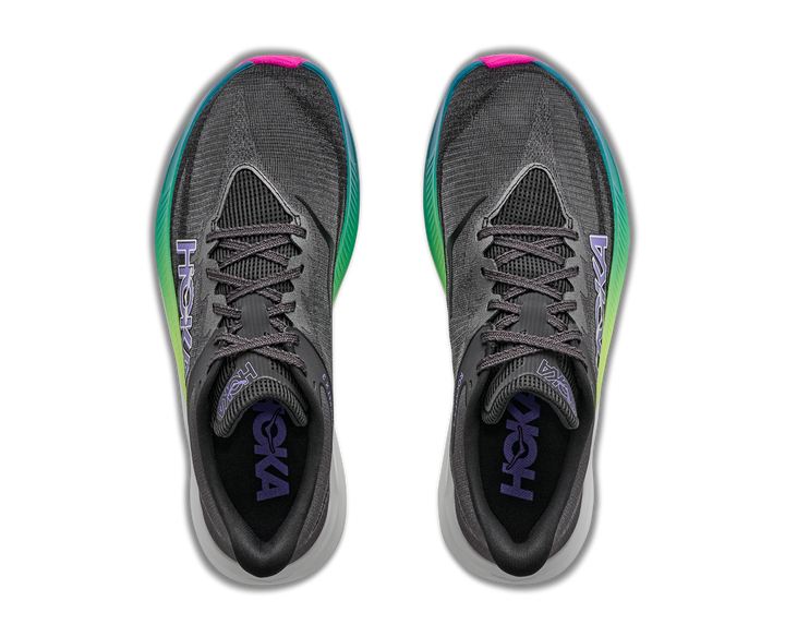 Hoka Unisex Rocket X 3 - Black/Neon Nebula - Neutral - AW26