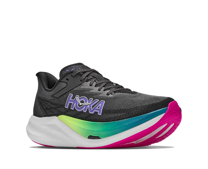 Hoka Unisex Rocket X 3 - Black/Neon Nebula - Neutral - AW26