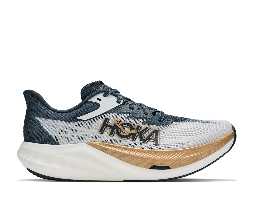 Hoka Unisex Rocket X 3 - Frost/Faded Navy - Neutral - AW26