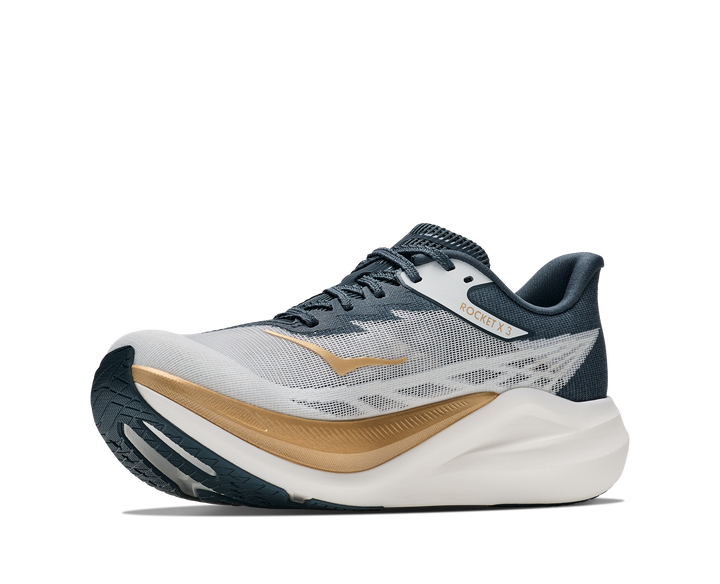 Hoka Unisex Rocket X 3 - Frost/Faded Navy - Neutral - AW26