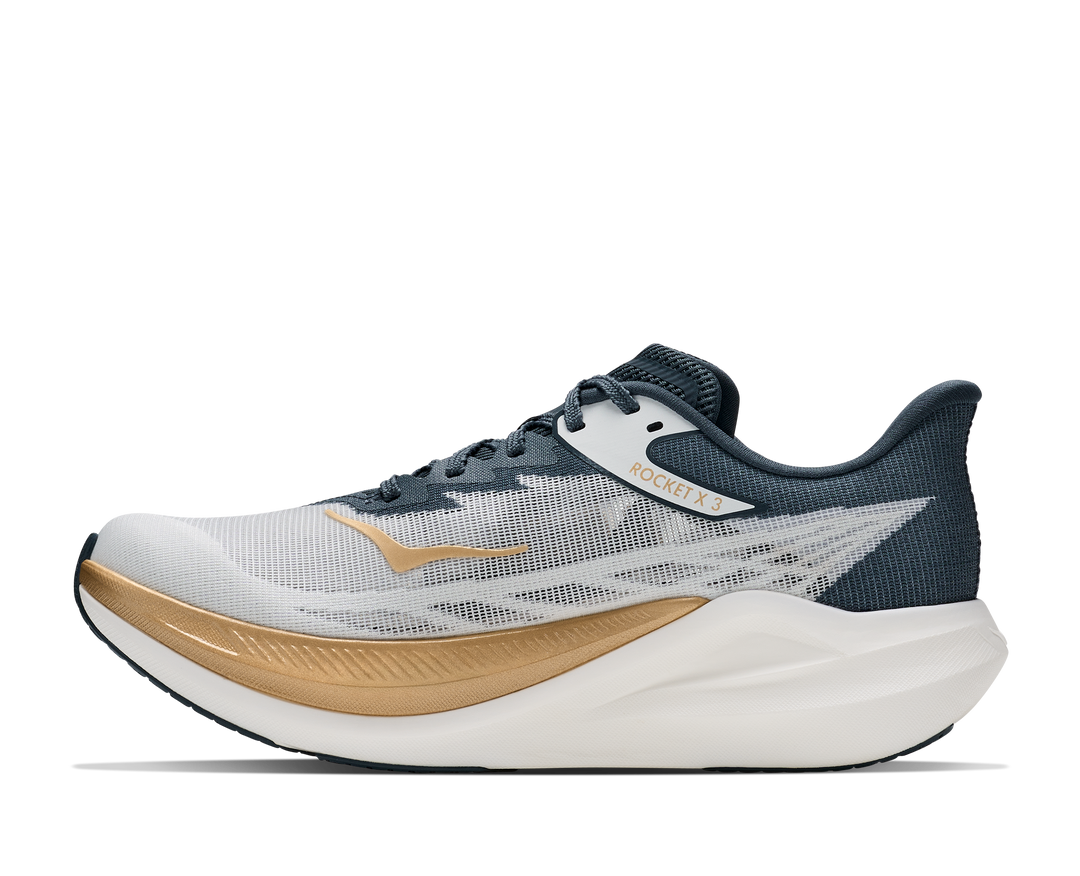 Hoka Unisex Rocket X 3 - Frost/Faded Navy - Neutral - AW26