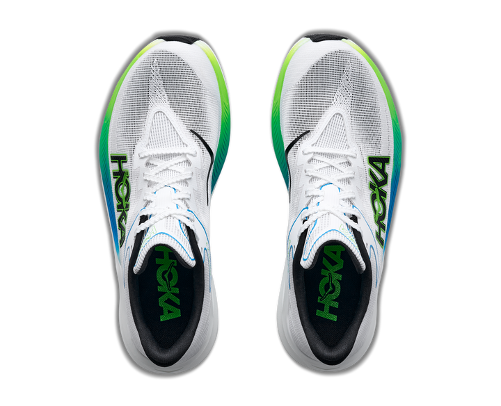 Hoka Unisex Rocket X 3 - Frost/Electric Lime - Neutral - AW26