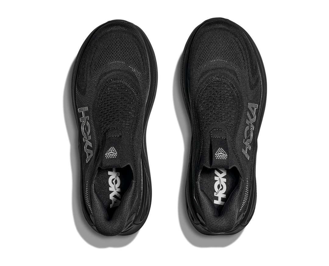 Hoka Mens Skyward Laceless - Black/Black - Neutral - AW25