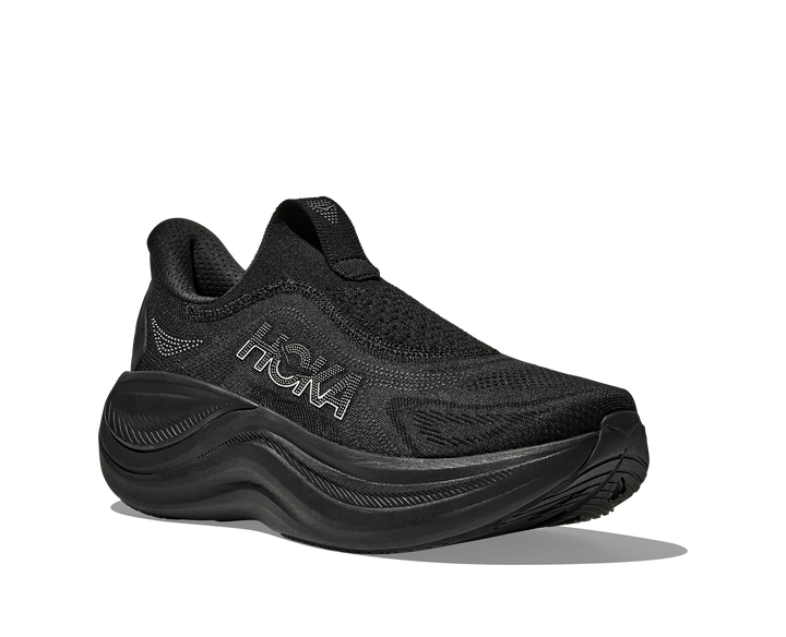 Hoka Femmes Skyward Laceless - Noir/Noir - AW25
