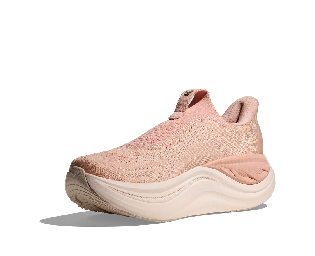Hoka Damen Skyward Laceless – Rose Latte/Rose Cream – AW25