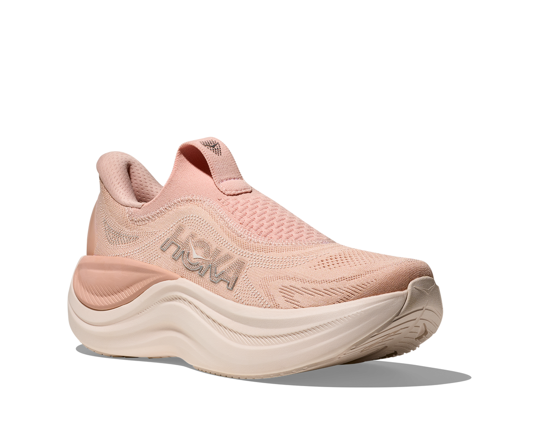 Hoka Damen Skyward Laceless – Rose Latte/Rose Cream – AW25