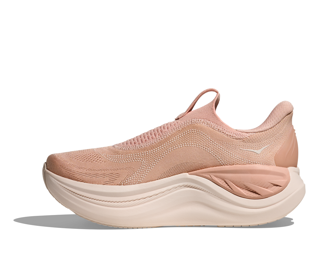 Hoka Damen Skyward Laceless – Rose Latte/Rose Cream – AW25