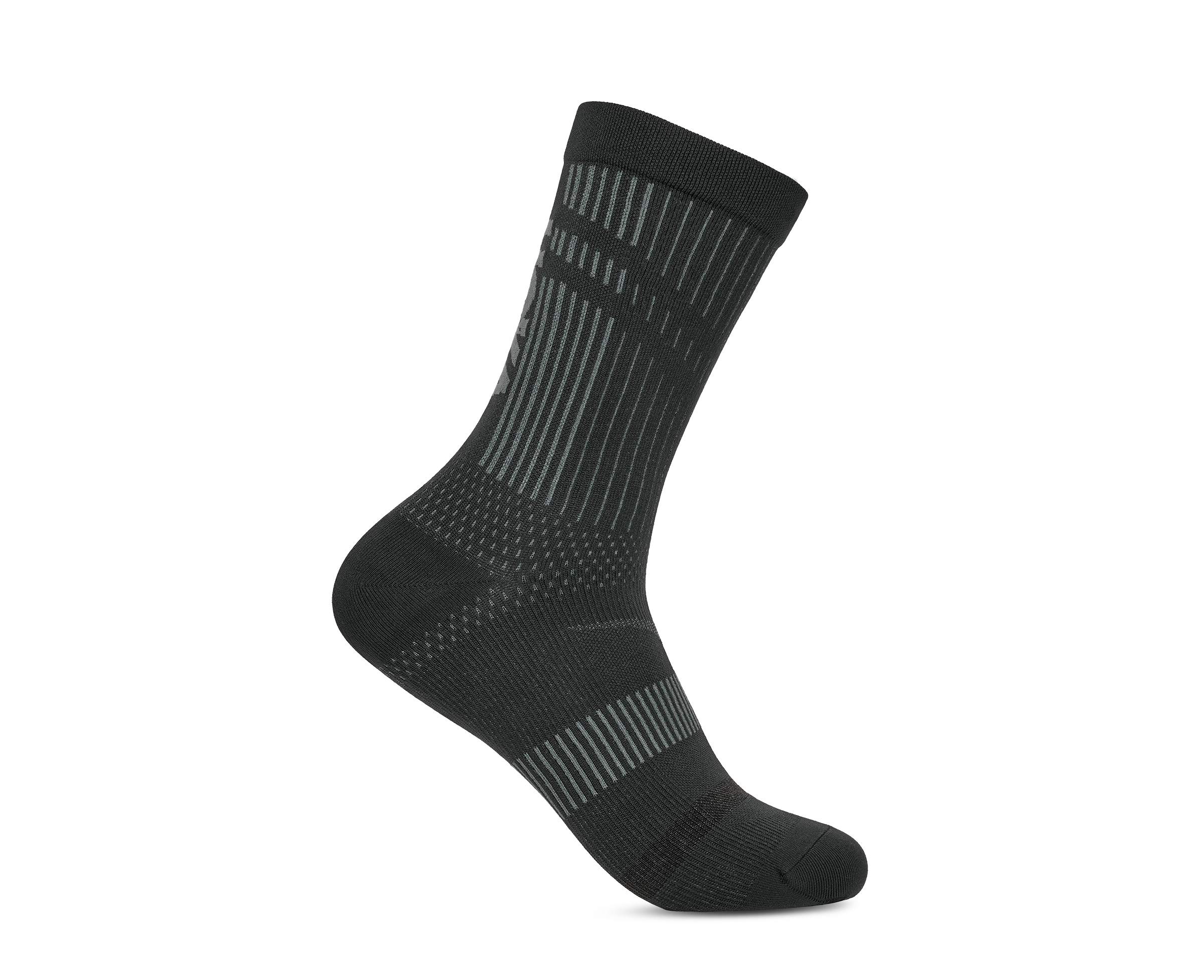 Hoka Unisex Trail Run Crew Sock - Black