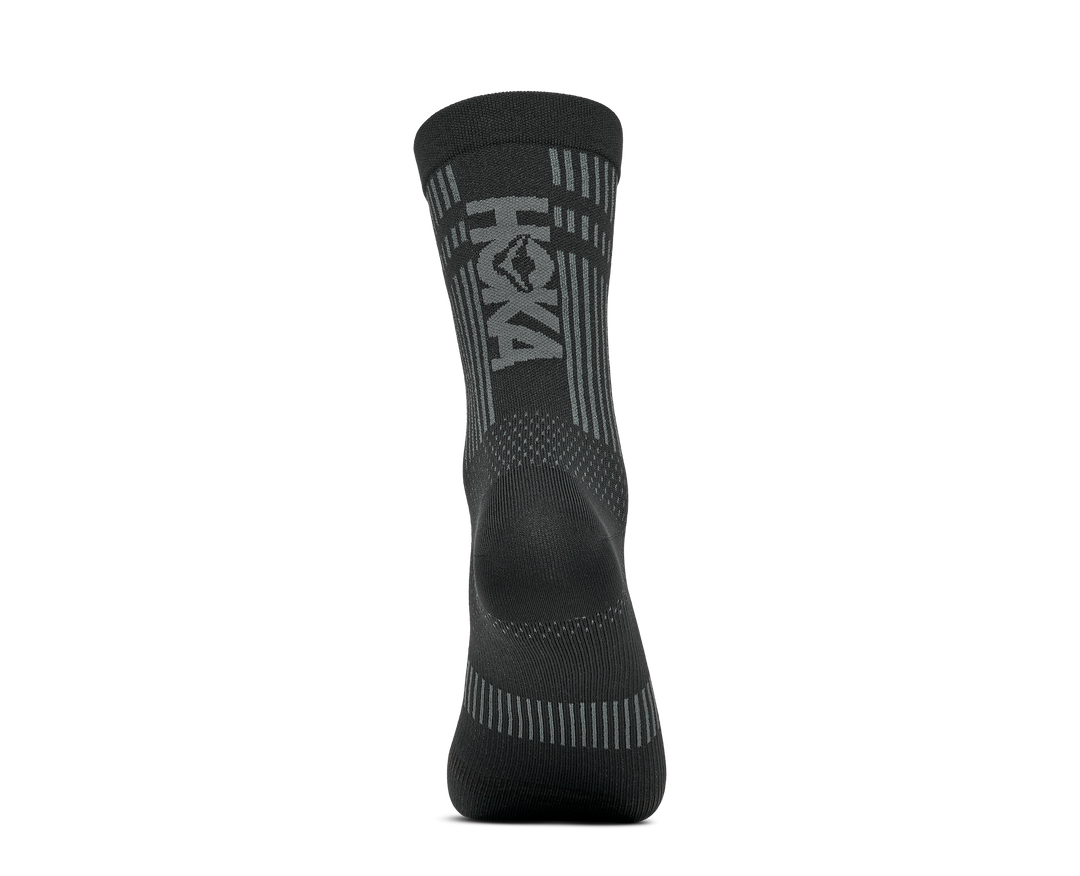 Hoka Unisex Trail Run Crew Sock - Black
