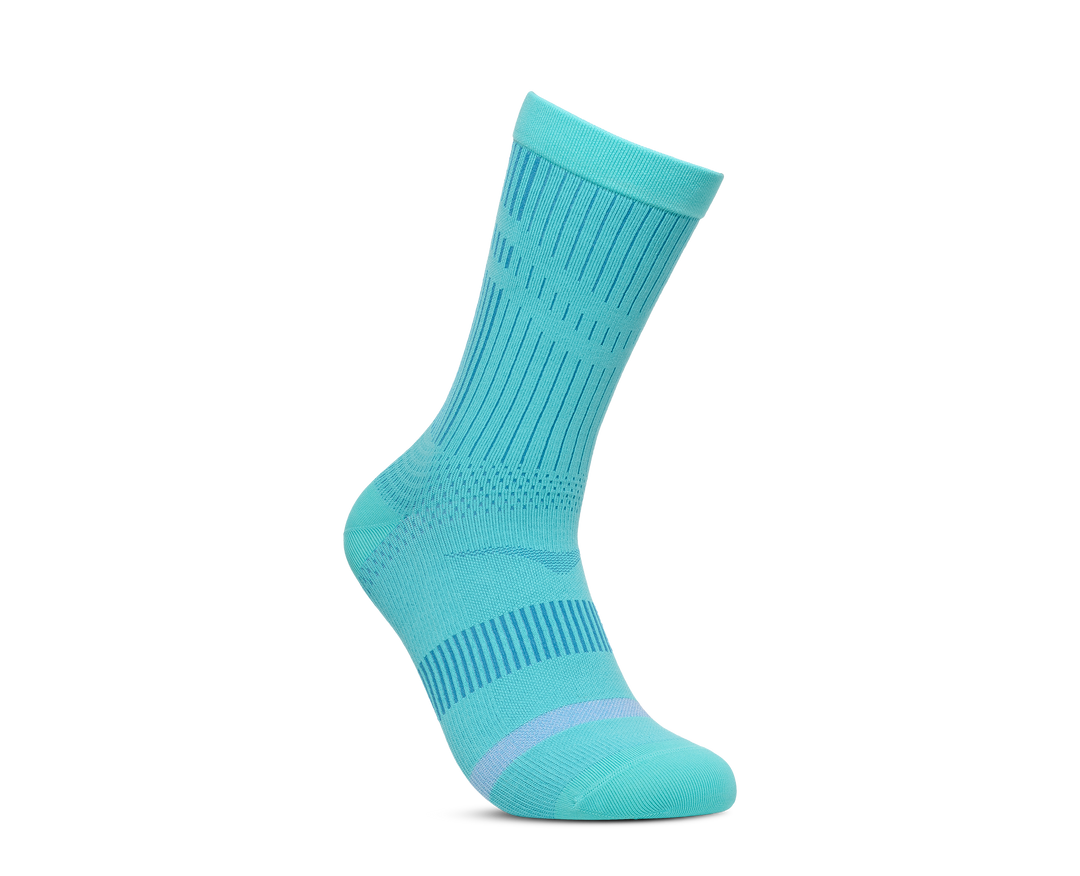 Hoka Unisex Trail Run Crew Sock - Cielo Blue