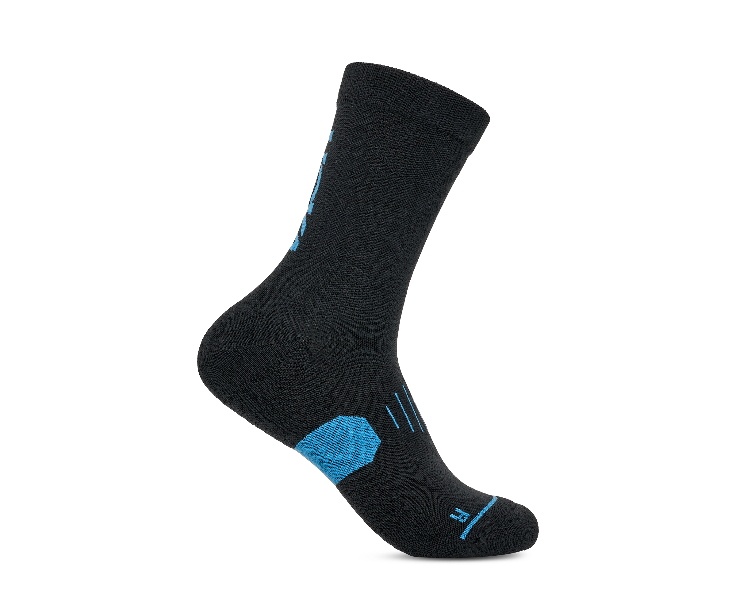 Hoka Unisex GPX Crew Run Socke – Schwarz
