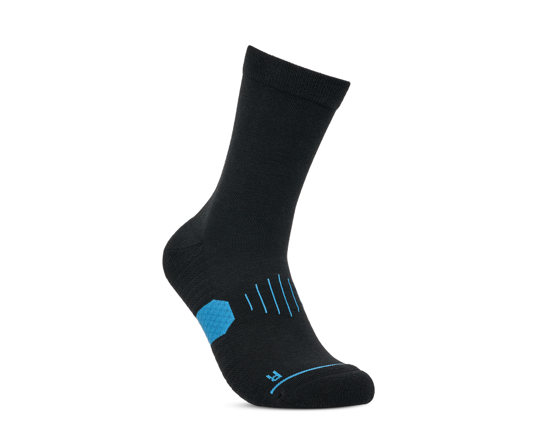 Hoka Unisex GPX Crew Run Socke – Schwarz