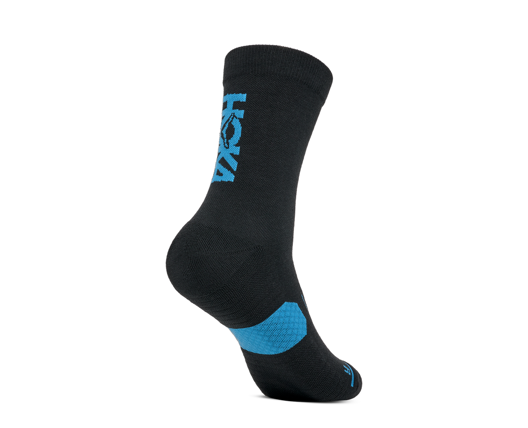 Hoka Unisex GPX Crew Run Socke – Schwarz