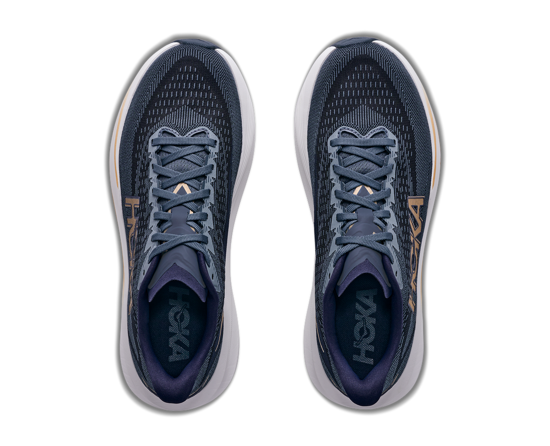 Hoka Mens Mach 7 - Faded Navy/Gold - Neutral - AW26