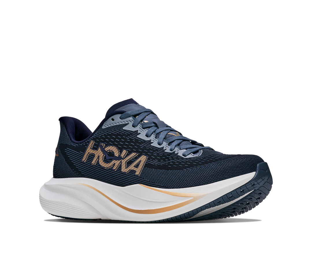 Hoka Mens Mach 7 - Faded Navy/Gold - Neutral - AW26