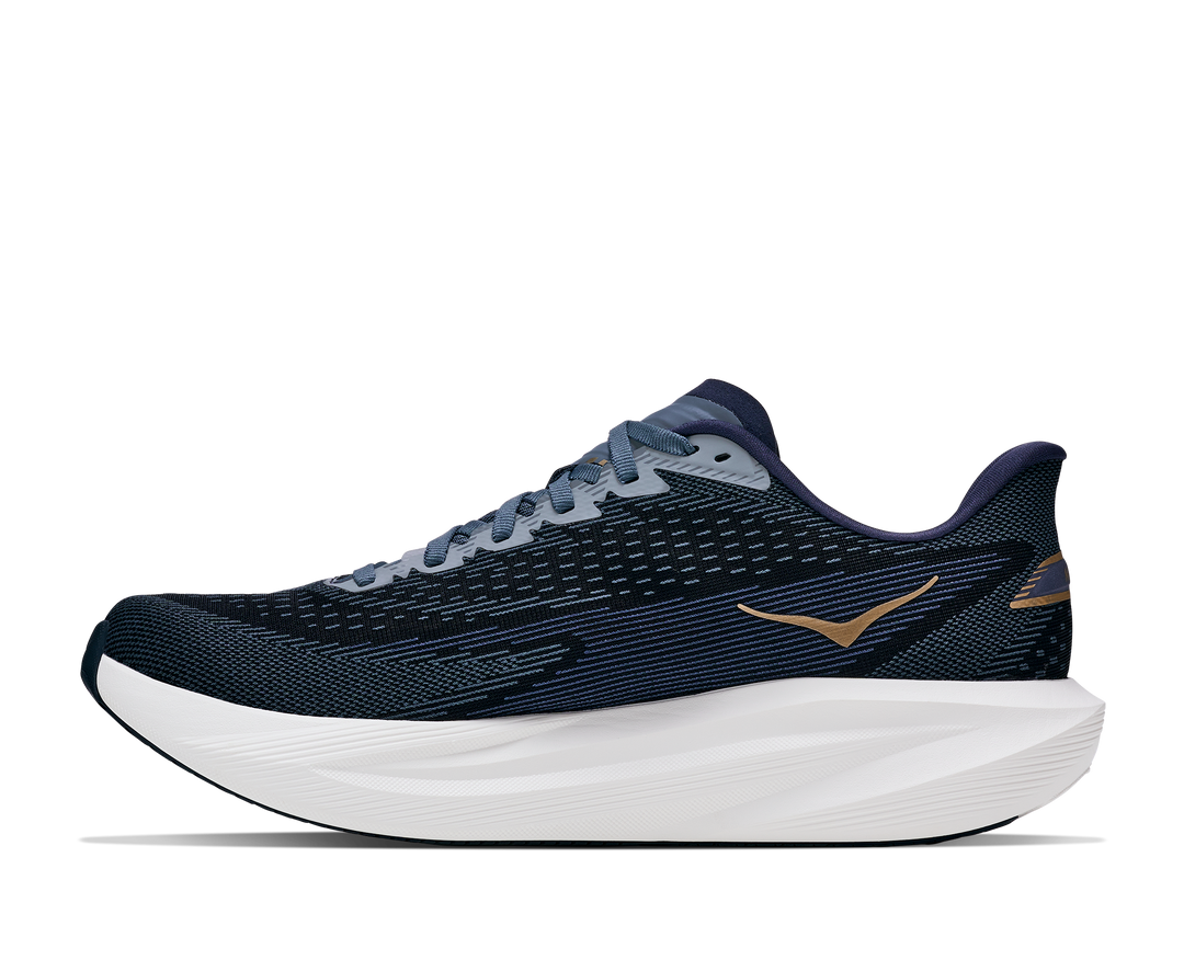 Hoka Mens Mach 7 - Faded Navy/Gold - Neutral - AW26
