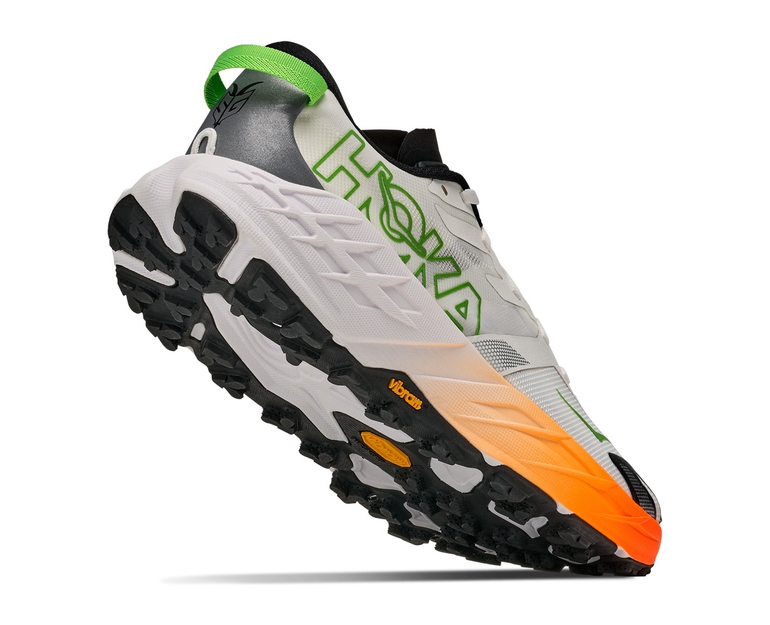 Hoka Mens Speedgoat 7 - Frost/Neon Tangerine - Trail - AW26
