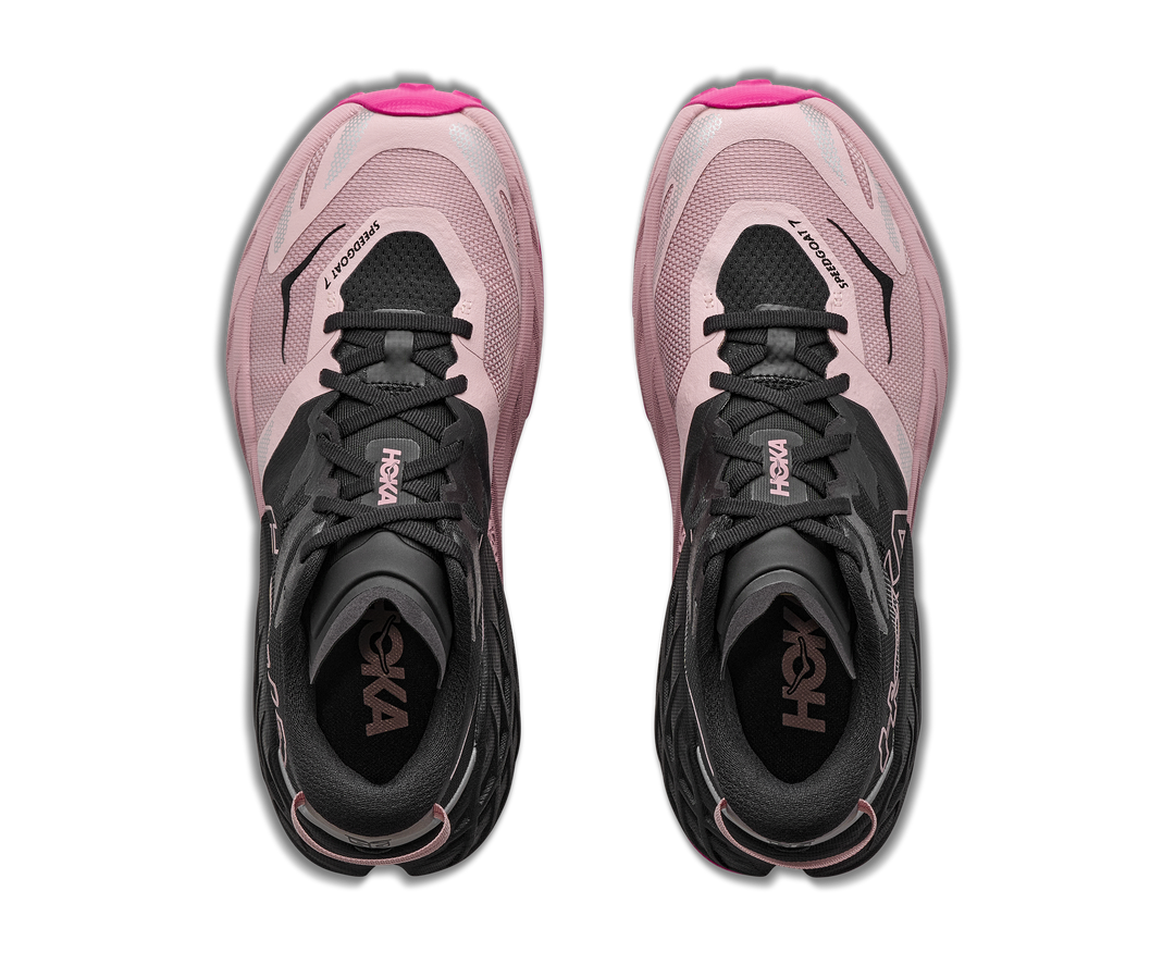 Hoka Womens Speedgoat 7 - Black/Pink Opal - Trail - AW26