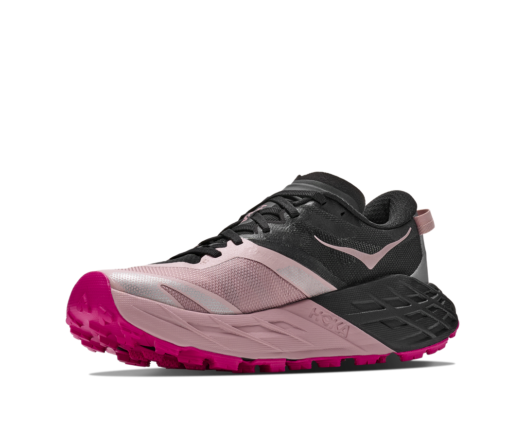 Hoka Womens Speedgoat 7 - Black/Pink Opal - Trail - AW26