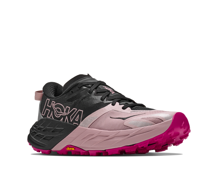 Hoka Womens Speedgoat 7 - Black/Pink Opal - Trail - AW26