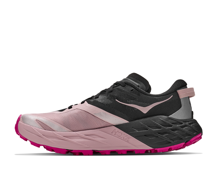Hoka Womens Speedgoat 7 - Black/Pink Opal - Trail - AW26