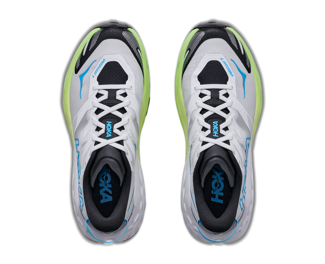 Hoka Womens Speedgoat 7 - Frost/Neon Yuzu - Trail - AW26
